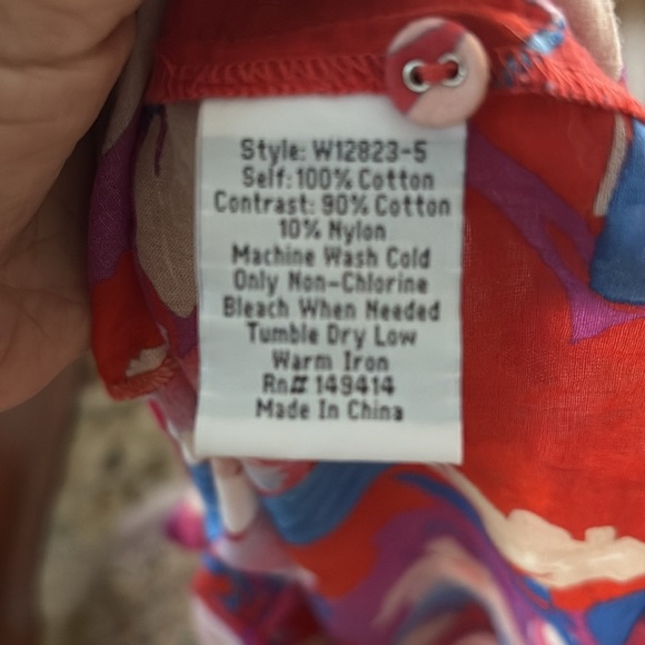 Johnny was GIVERNEY GARDENS RAGLAN POET BLOUSE - Picture 5 of 5